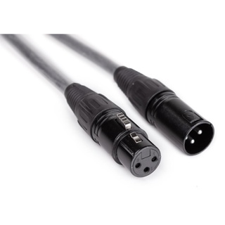 Admiral DMX kabel 3-pin XLR 120 ohm 1m zwart