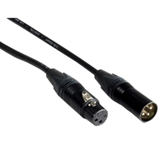 Neutrik XLR DMX kabel 3-pin proplex 2m zw.