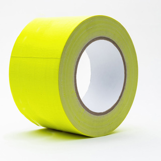 MegaTape Fluor gaffa tape UT70 25m rol 50mm geel