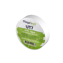 MegaTape PVC vloertape UT7 10m rol 15mm wit