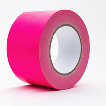 MegaTape Fluor gaffa tape UT70 25m rol 50mm roze