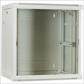 12U witte wandkast met glazen deur 600x450x635mm