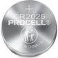 batterij Duracell Procell knoopcel CR2025 blis 5st